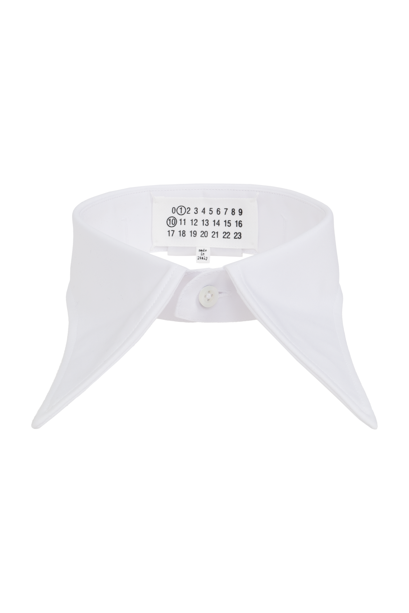 White Cotton Collar Maison Margiela - SchaferandweinerShops